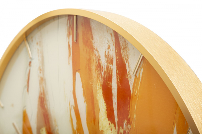 Ceas de perete modern - Nuante calde - CreativDeco [5]
