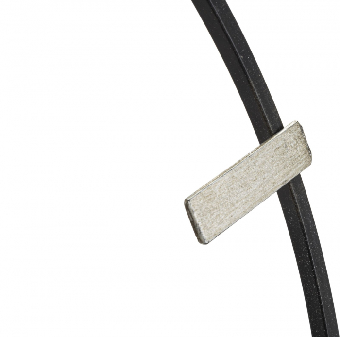 Ceas de perete Silver, fier, negru/argintiu [5]