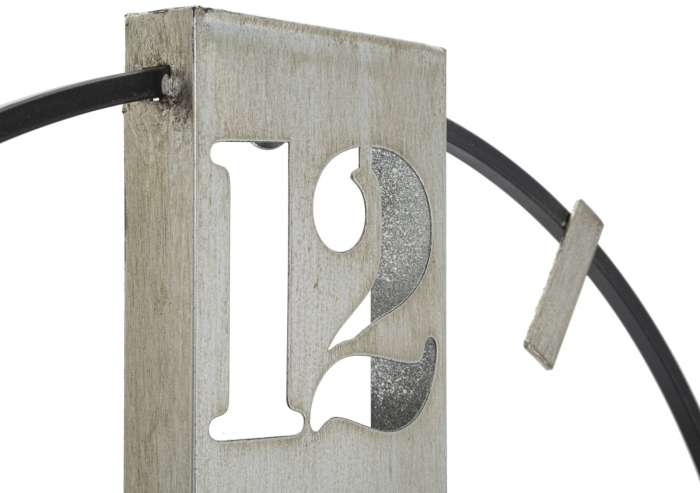 Ceas de perete Silver, fier, negru/argintiu [3]