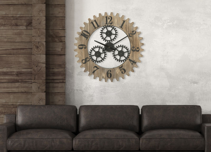 Ceas de perete CreativDeco - Piesă statement modernă sau industrială [2]