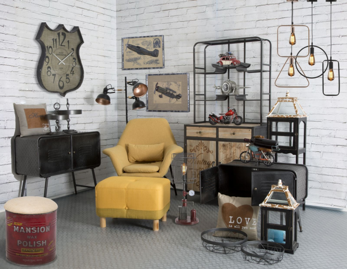 Ceas de perete vintage victorian CreativDeco - Finisaj antichizat de efect [7]