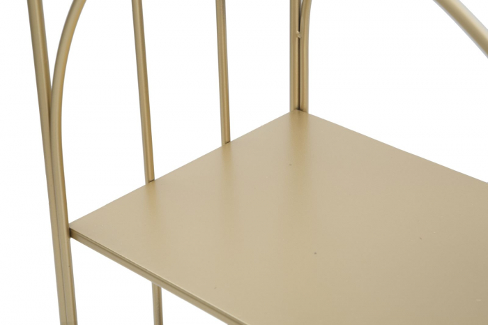 Colivie Decorativa Perete | Raft Metalic Auriu | CreativDeco [5]