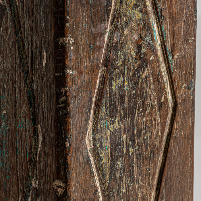 Coloana etnica lemn tec inalta|Coloane decorative [4]