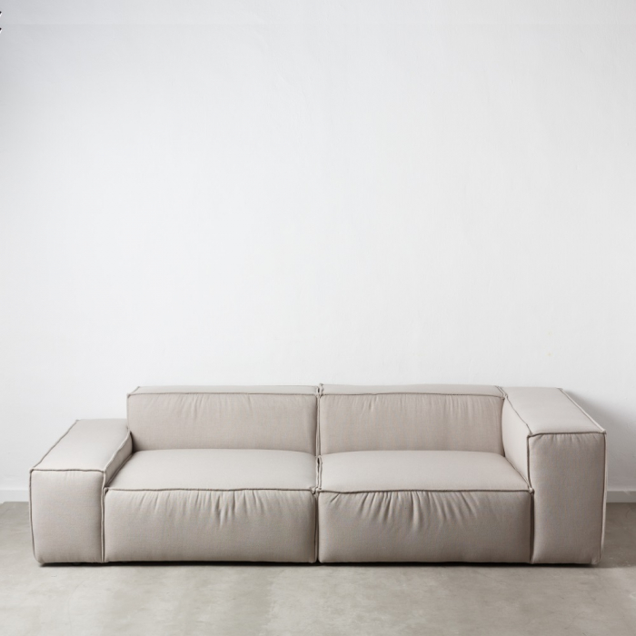 Coltar minimalist bej deschis CreativDeco - Mobilier functional pentru living [4]