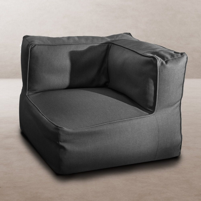 colțar GISSELE Graphite – modul antracit, olefin și cadru tubular [1]