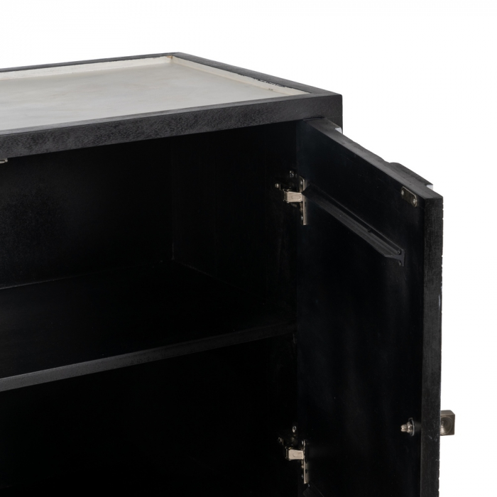 Comoda Moderna Lemn Mango CreativDeco - Mobilier Contemporan cu Detalii Sculptate [9]
