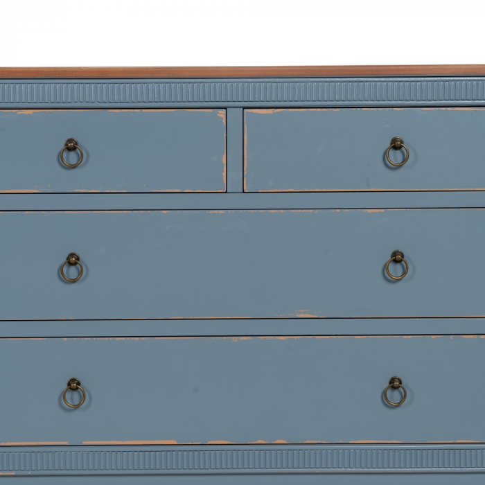 Comoda Albastra 4 Sertare CreativDeco - Mobilier Modern pentru Living [6]