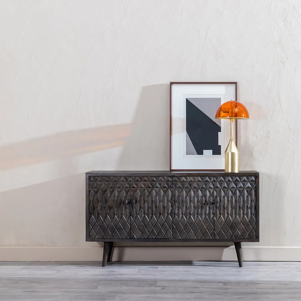 Comoda Artizanala Cristal Maro, Lemn Mango - CreativDeco.ro [2]