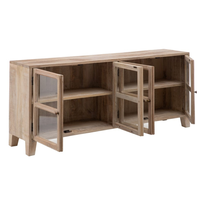 Comodă din lemn de mango pentru organizare și expunere - CreativDeco [4]