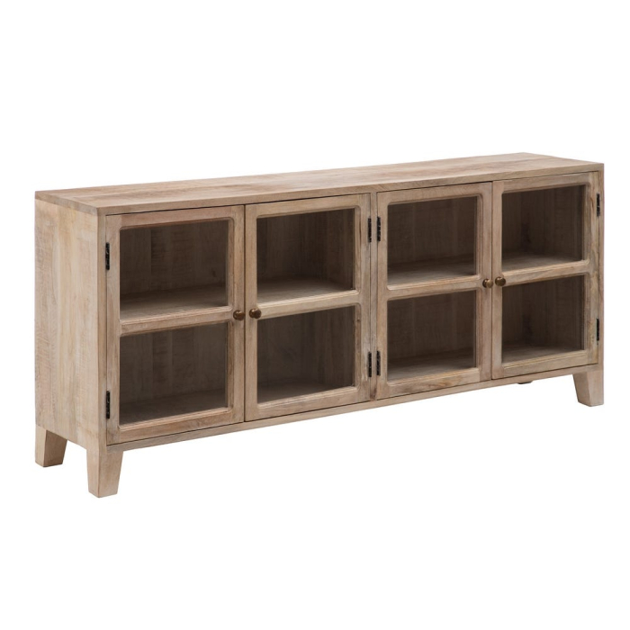 Comodă din lemn de mango pentru organizare și expunere - CreativDeco [3]