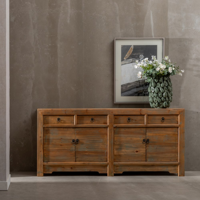 Comoda Spatioasa Rustica CreativDeco - Mobilier Durabil si Functional [2]