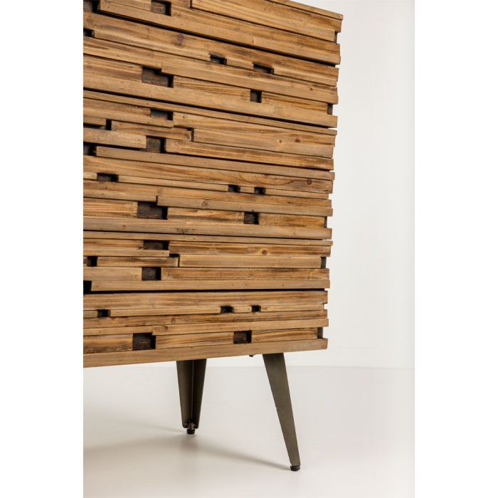 Comodă 3 sertare negru natural Coast [4]