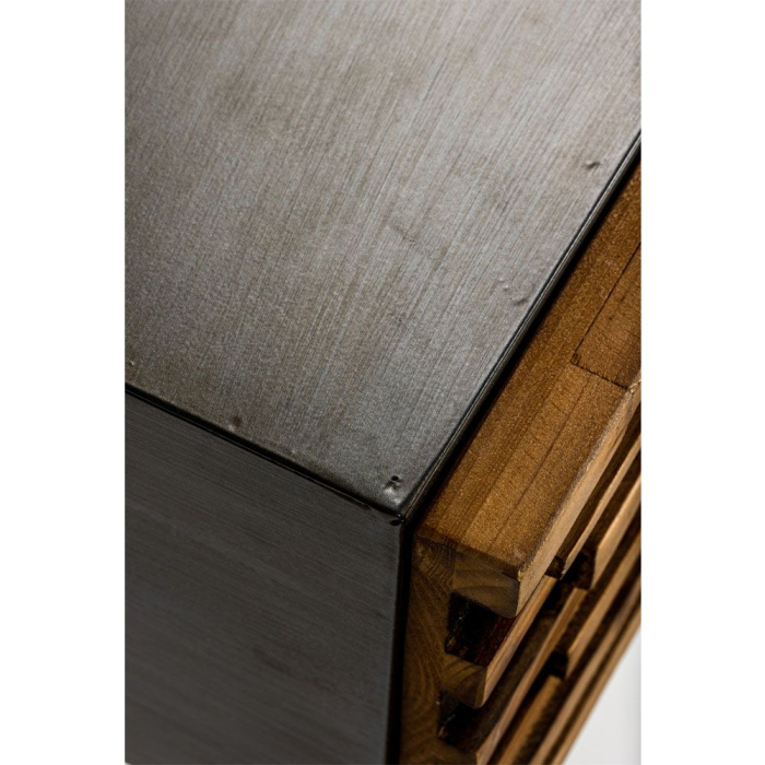 Comodă 3 sertare negru natural Coast [8]