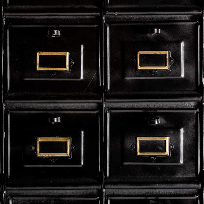 Comoda neagra sertare stil industrial|Comode functionale [5]