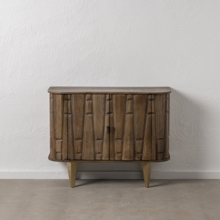 Comoda Sculptata Lemn Mango CreativDeco - Mobilier Elegant pentru Interioare Contemporane [1]