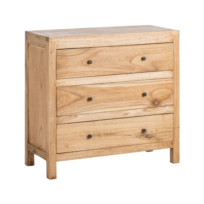 Comodă lemn de mindi Mindi cu 3 sertare și picioare înălțate [2]