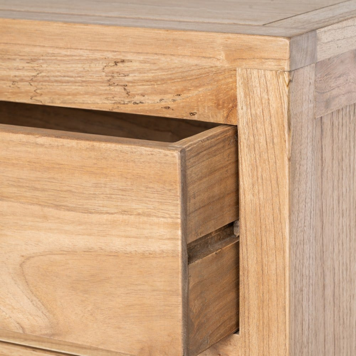 Comodă lemn de mindi Mindi cu 3 sertare și picioare înălțate [5]