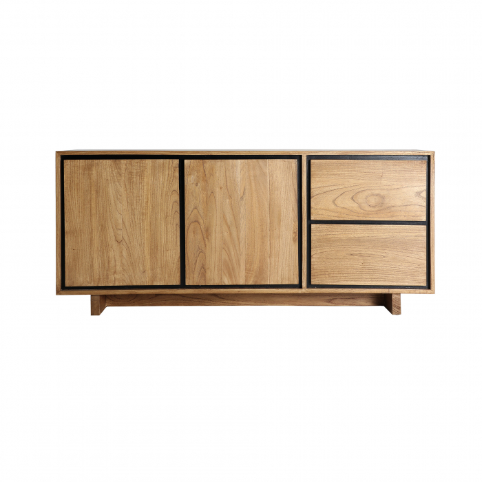 Comoda din lemn de mindi maro deschis Osby 170 x 75 cm [1]