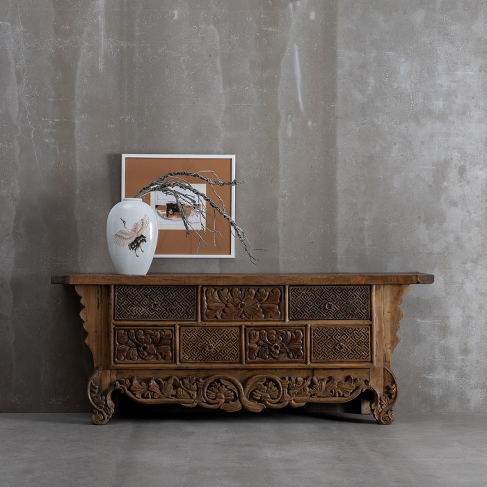 Comoda Sculptata Manual CreativDeco - Stil Rustic si Eleganta [2]