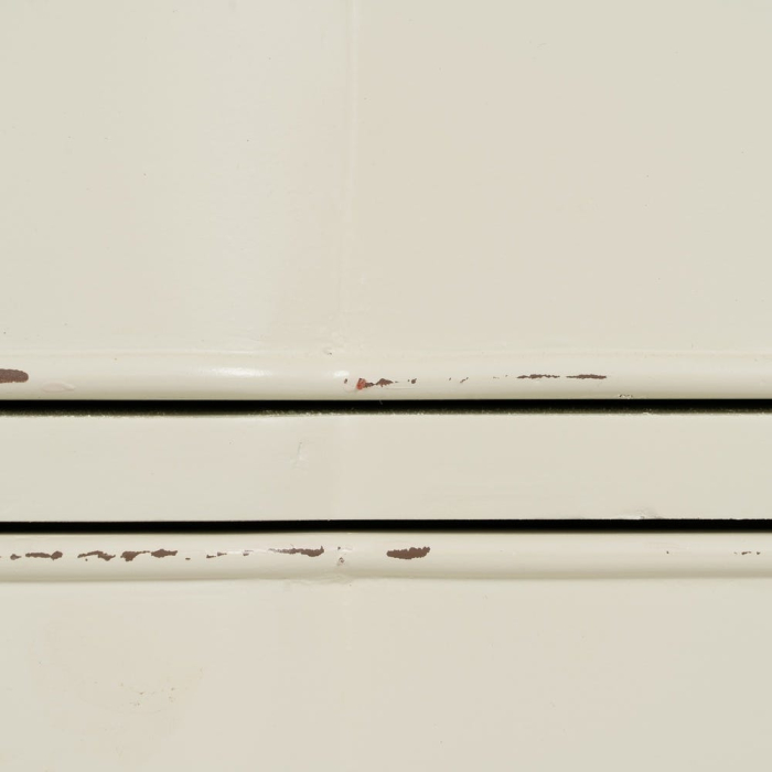 Comodă din lemn natur crem cu aspect vintage [10]