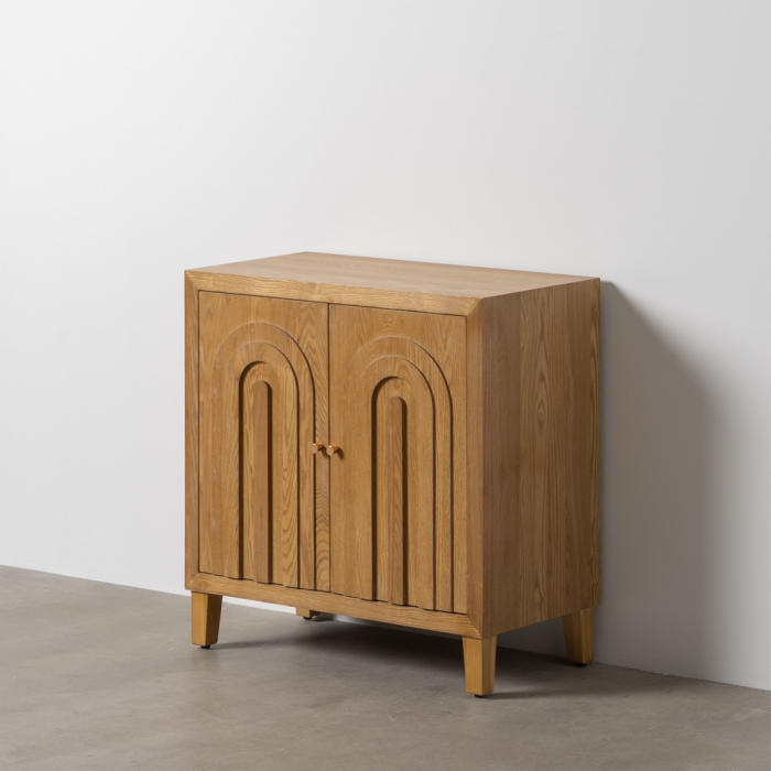 Comoda compacta cu usi reliefate - Design simplu pentru spatii moderne | CreativDeco [1]