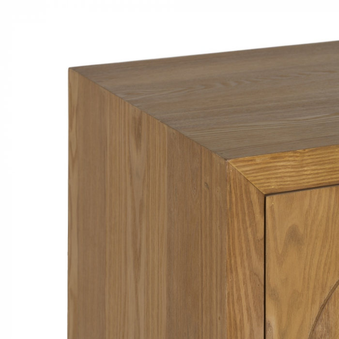 Comoda compacta cu usi reliefate - Design simplu pentru spatii moderne | CreativDeco [4]