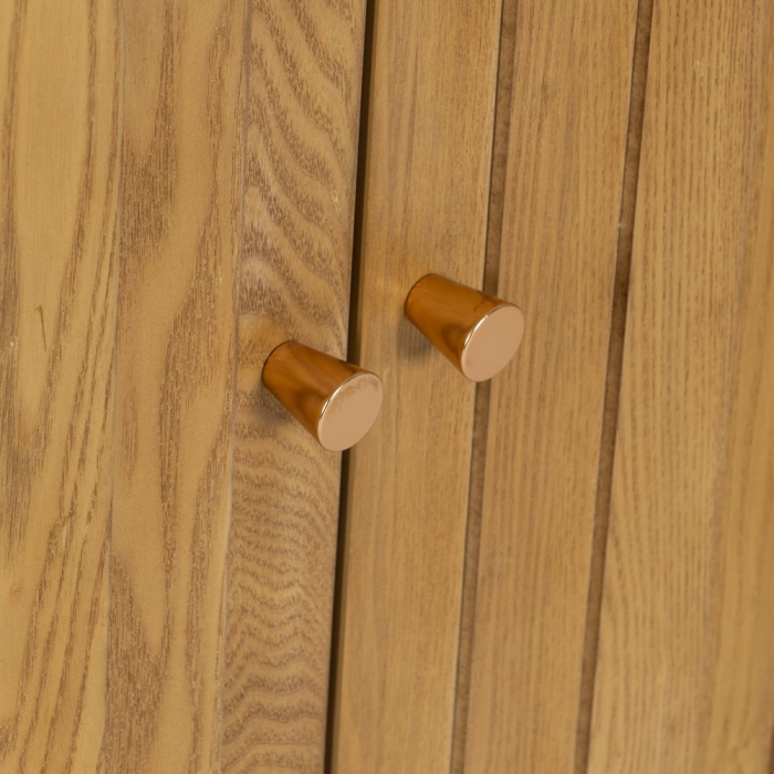 Comoda compacta cu usi reliefate - Design simplu pentru spatii moderne | CreativDeco [7]