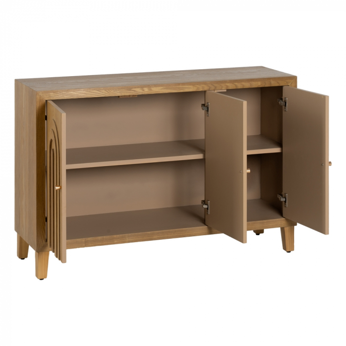 Comoda eleganta cu usi arcuite - Organizare in decor contemporan | CreativDeco [3]