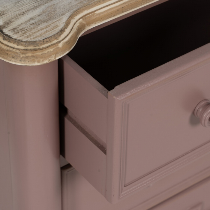 Comoda Roz Pudrat 3 Sertare CreativDeco - Mobilier Elegant pentru Dormitor [7]