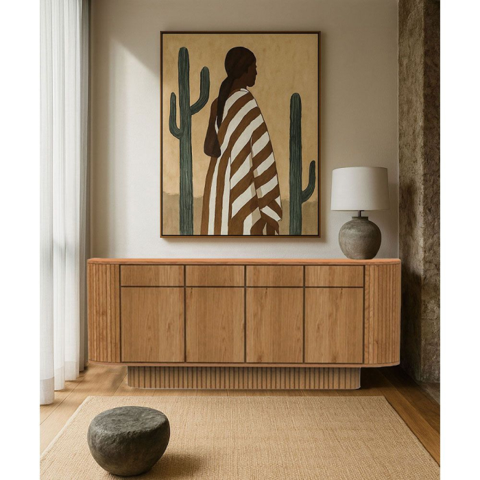 Comoda eleganta lemn de stejar [2]