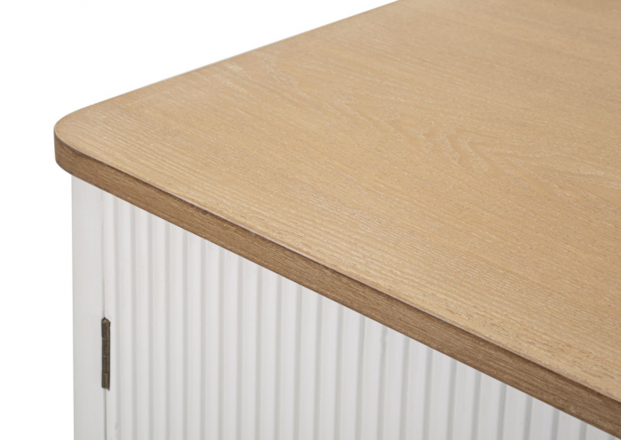 Comoda eleganta design glamour alb cu auriu CreativDeco [4]