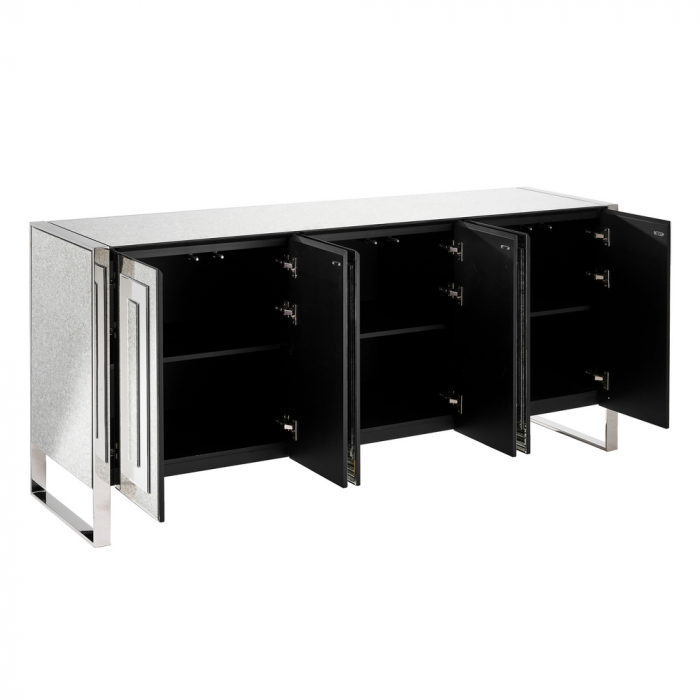 Comoda Lux MDF si Sticla CreativDeco - Mobilier Modern pentru Interioare [3]
