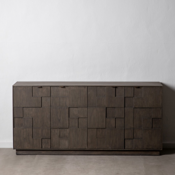 Comoda Modulară din Lemn de Mindi CreativDeco - Mobilier Ideal pentru Interioare Moderne [1]