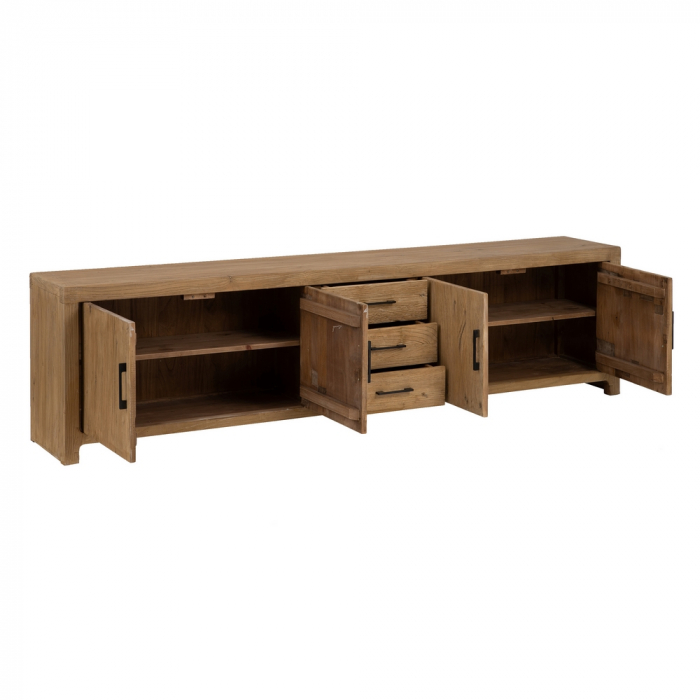 Comoda Impunatoare Lemn Ulm CreativDeco - Depozitare Eleganta pentru Spatii Generoase [3]