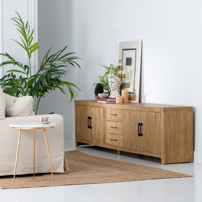 Comoda Impunatoare Lemn Ulm CreativDeco - Depozitare Eleganta pentru Spatii Generoase [2]