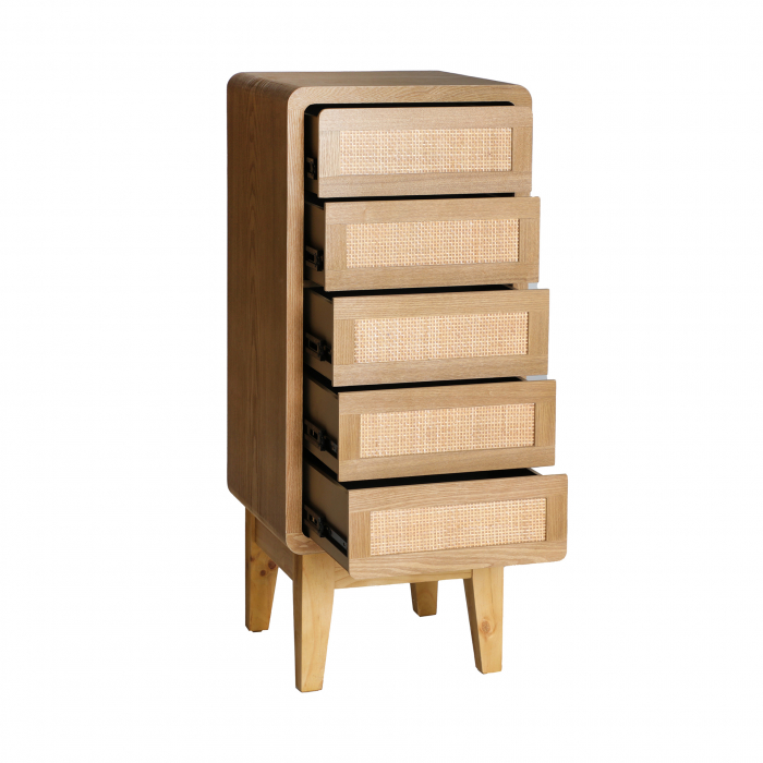 Comoda inalta maro nordica|Mobilier organizare dormitor [2]