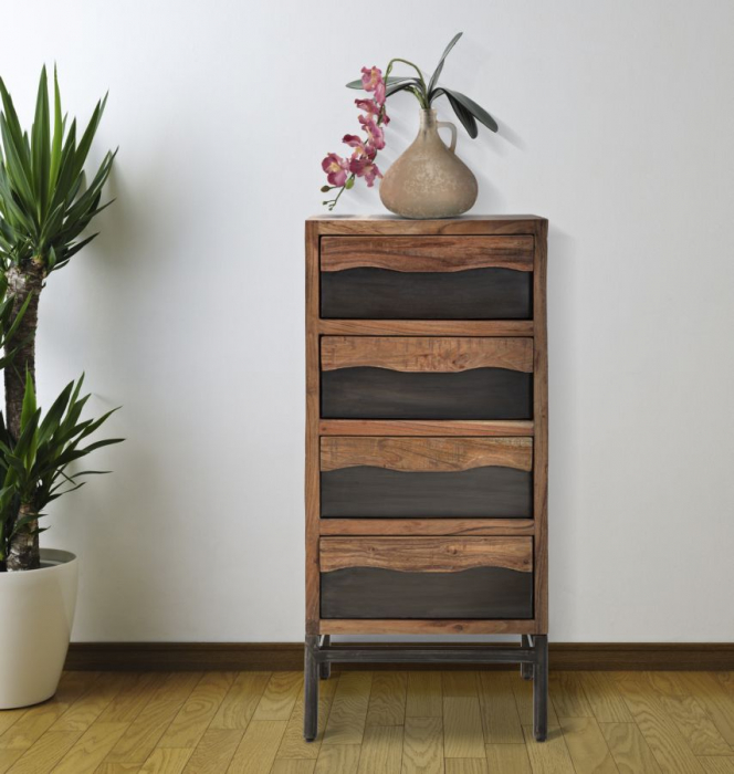 Comoda Ingusta Yellowstone | 4 Sertare Verticale | CreativDeco [2]