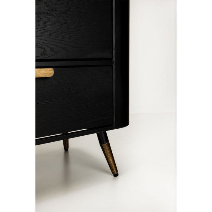 Comodă neagră cu sertare aurii Colombo [4]