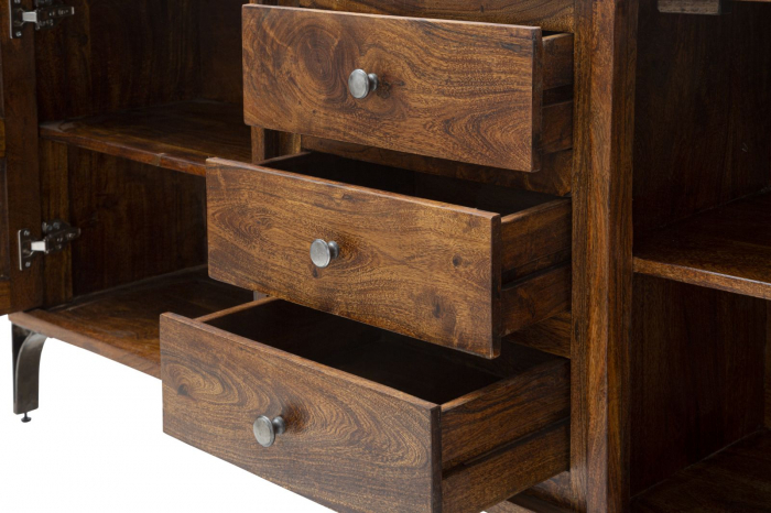 Comoda Lemn Masiv Design Unic Mustang CreativDeco [5]