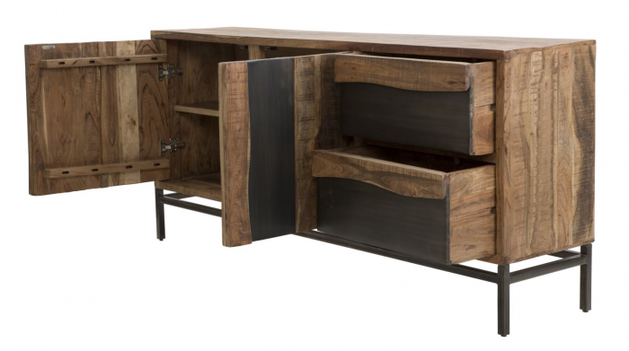Comoda Lemn Gri Vintage [3]