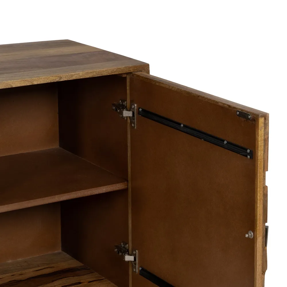 Comoda lemn mango, natural [9]