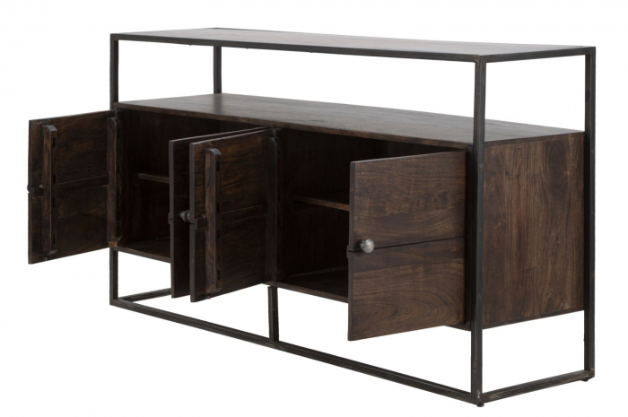 Comoda Lemn Masiv Industrial Burn CreativDeco [4]