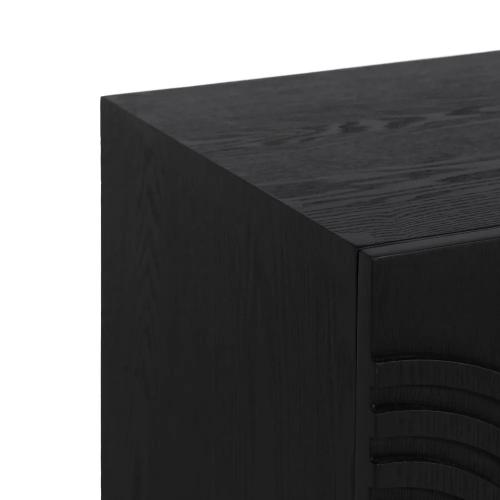 Comoda Living Black-Gold, Lemn Negru - creativdeco.ro [6]