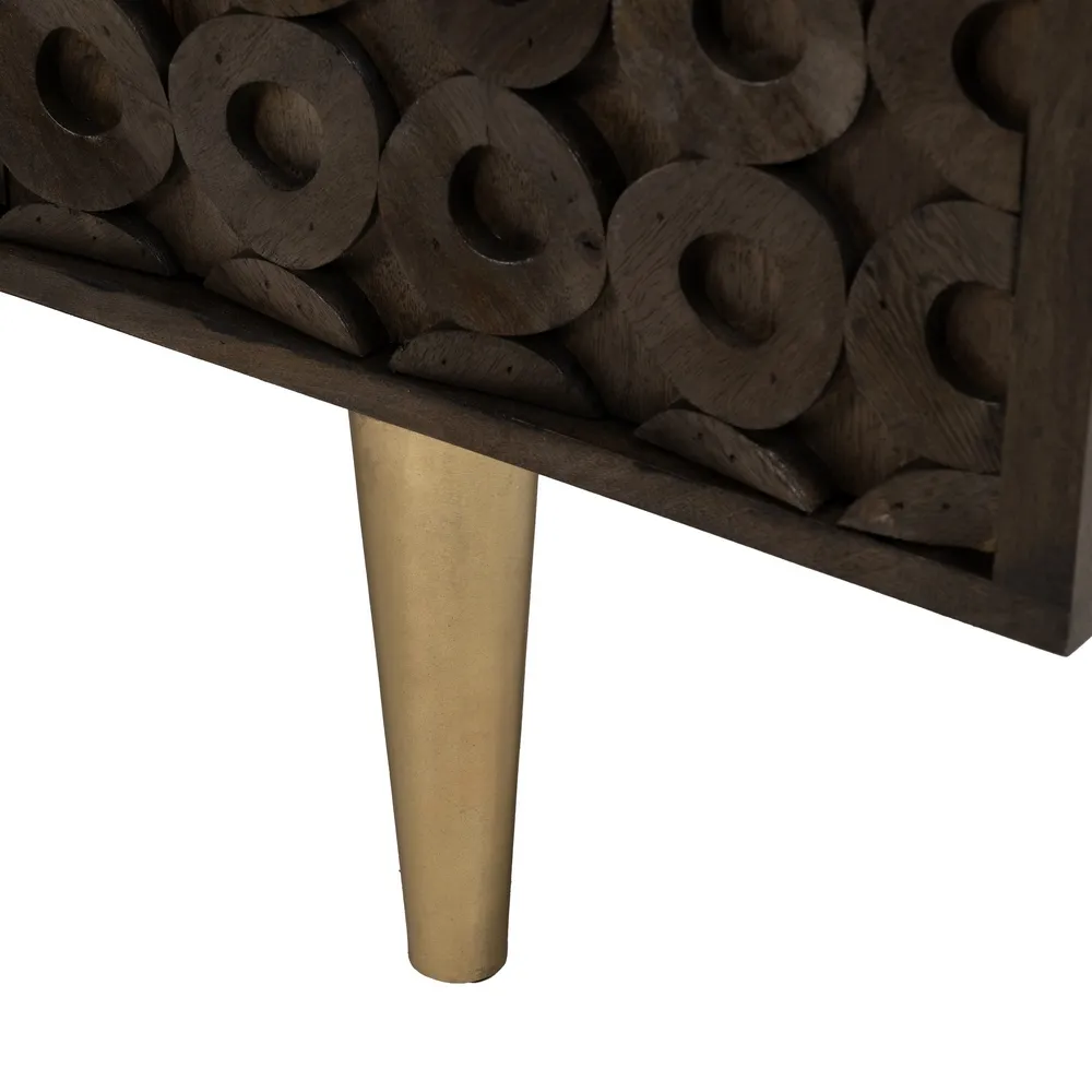Comoda Living Maro Aurie, Lemn Mango Sculptat Manual [5]