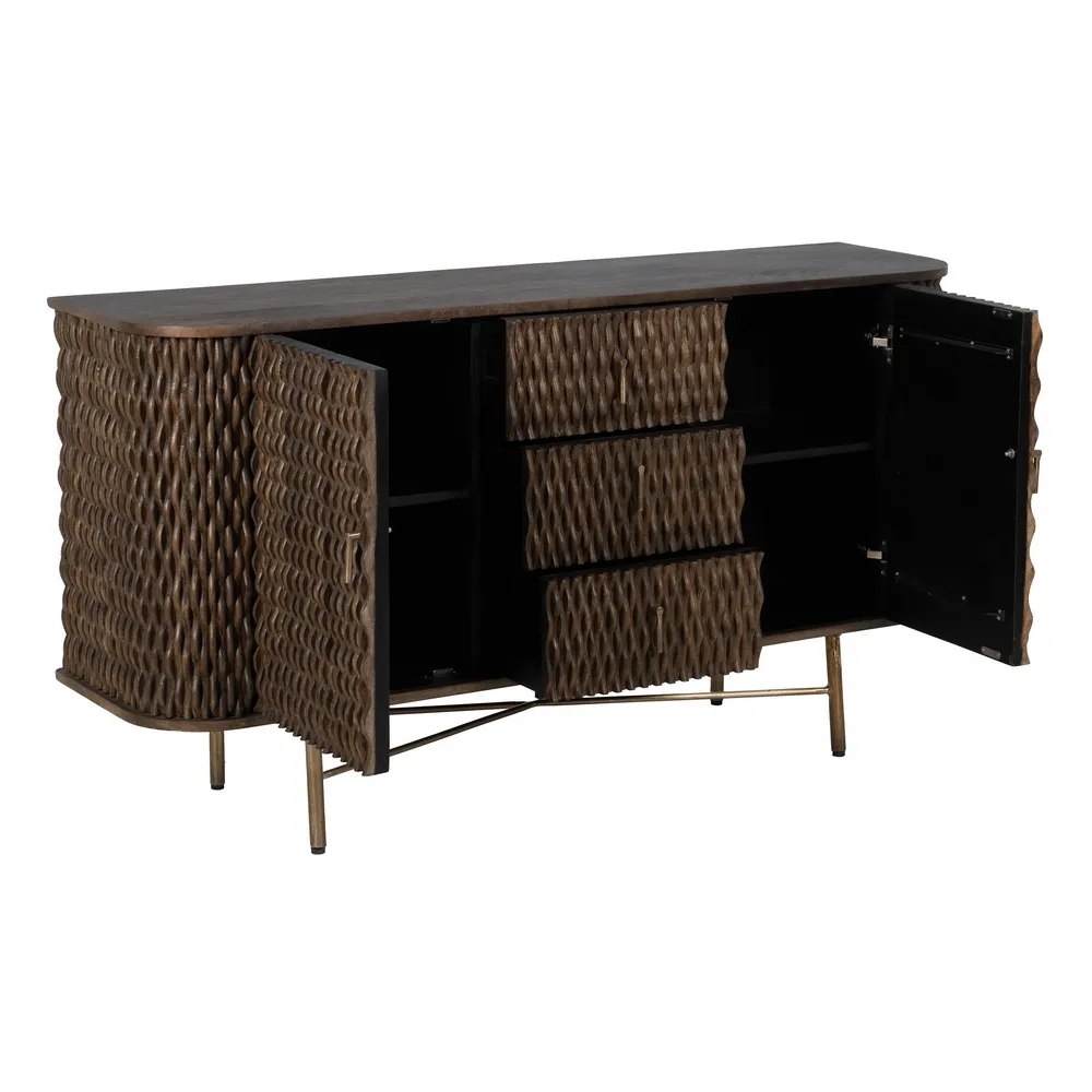 Comoda Living Maro Splendid, Lemn Mango Metal - creativdeco.ro [3]