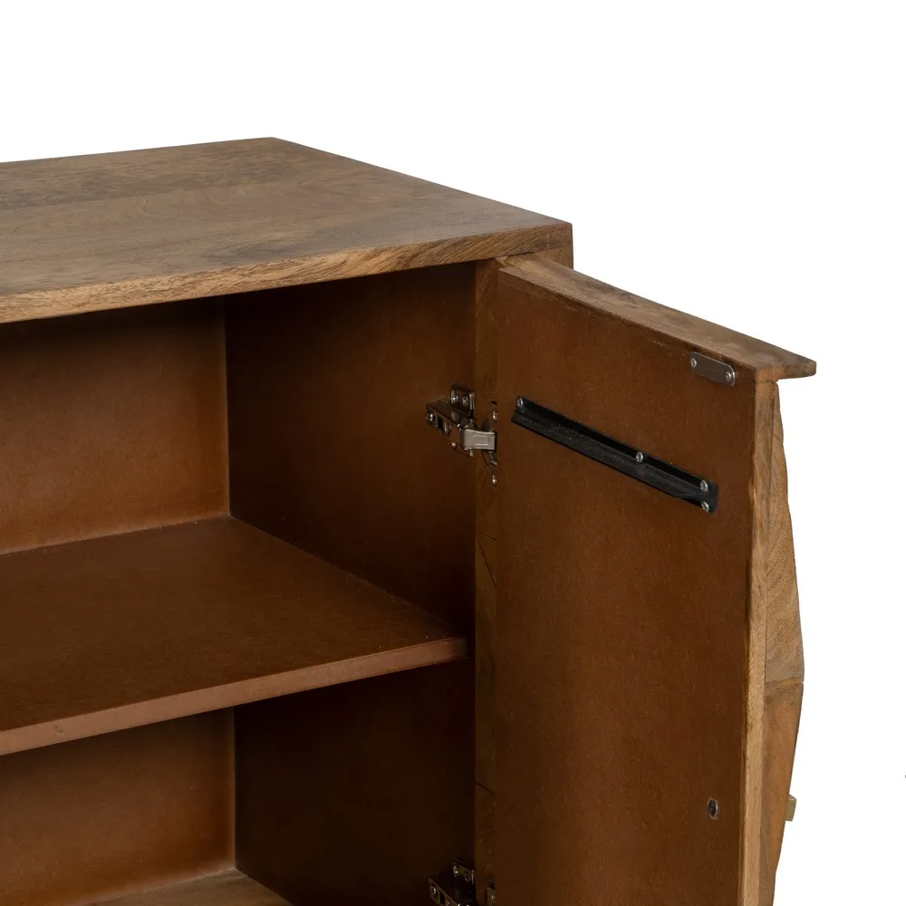 Comoda Living Spectrum, Lemn Mango, Natural Auriu - creativdeco.ro [10]