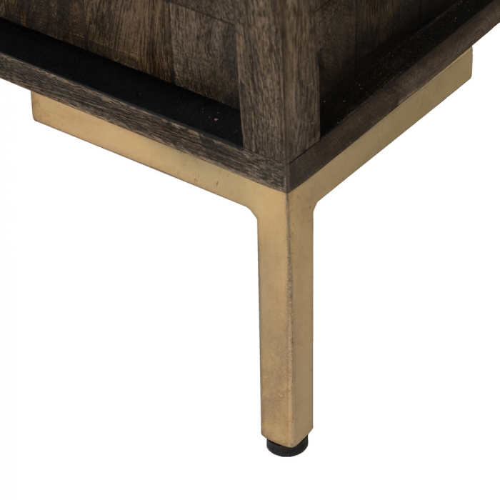 Comoda cu Accente Metalice CreativDeco - Mobilier Glamour pentru Living [11]