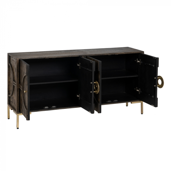 Comoda cu Accente Metalice CreativDeco - Mobilier Glamour pentru Living [3]
