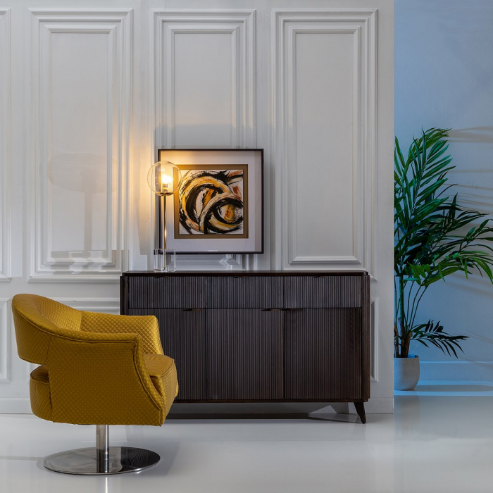 Comoda Minimalistă din Lemn de Mindi CreativDeco - Mobilier Stilat pentru Decoruri Moderne [2]