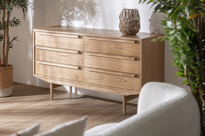 Comoda lemn mindi nordic|Mobilier premium living [6]